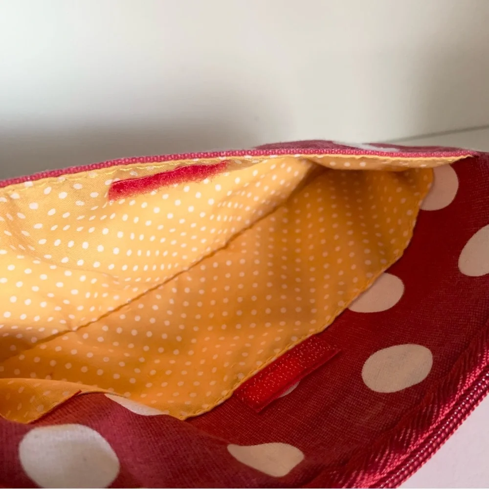 Vintage Burt’s bees Red Polka Dot zippy pouch